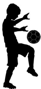 image of boy with football
